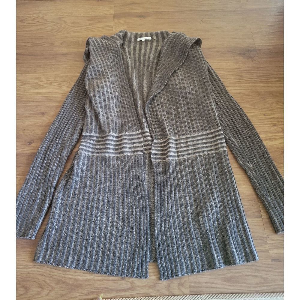 Women's Minnie Rose Cashmere Cardigan Brown‎ Size XS Small